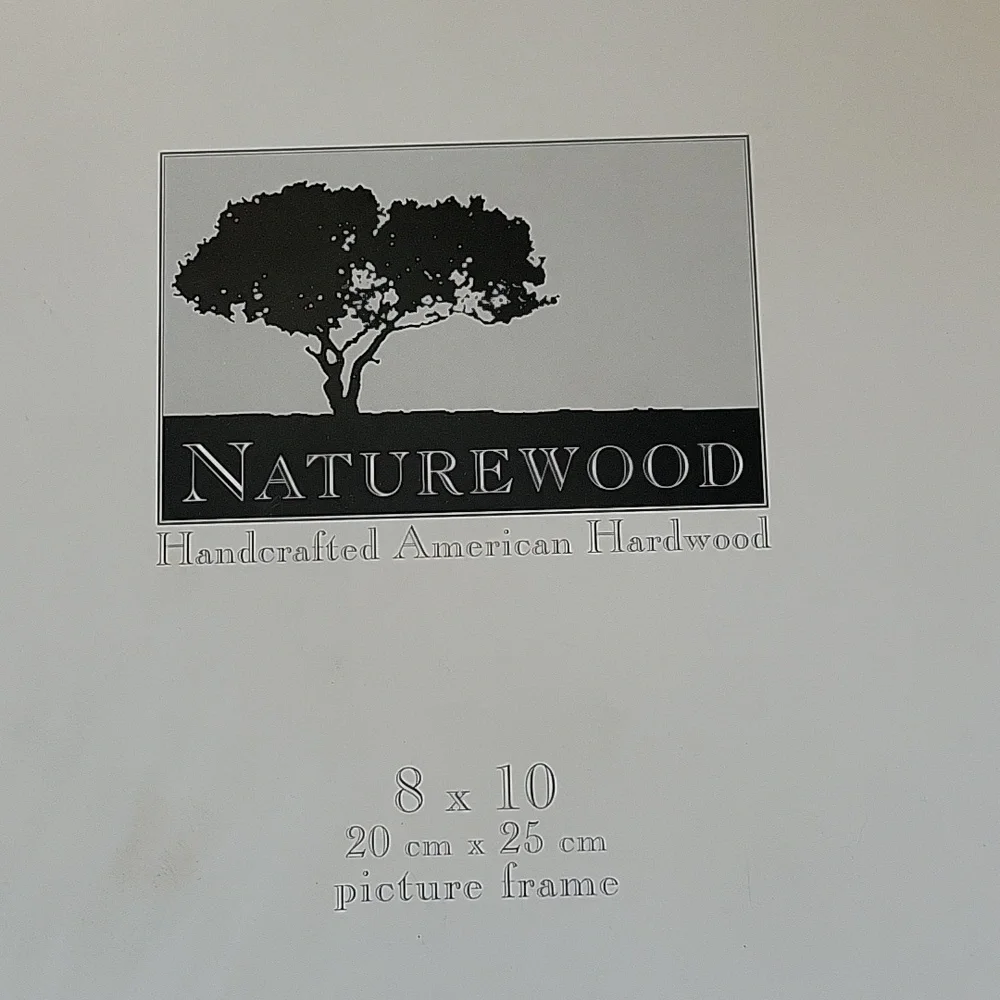 Vtg Hand Crafted Naturewood Hardwood Picture Frame 8 x 10